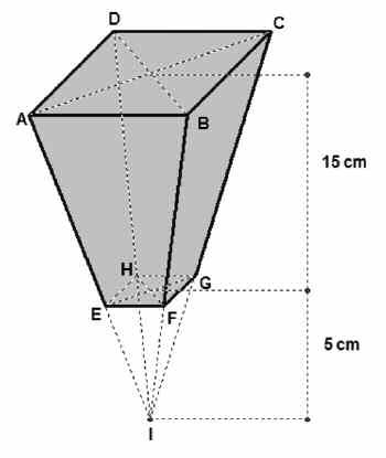 A recta DH é paralela ao plano que contém a face [ABFE]. A recta CG é oblíqua ao plano que contém a face [ABFE]. A recta CB é perpendicular ao plano que contém a face [ABFE].