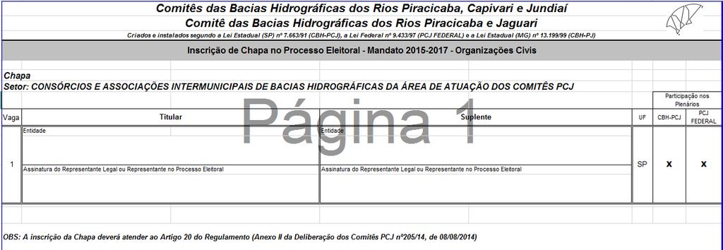 Como posso participar? 18/11: Publicação do edital no site www.agenciapcj.org.