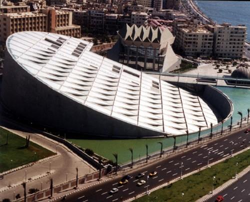Nova Biblioteca de Alexandria - Egito Arquiteto: Snøhetta
