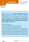 Tarifário monomodal da STCP nas Linhas da ETG, Pacense e VALPI em Janeiro de 2013 2012-12-29 Informamos que o Tarifário monomodal da STCP (ASSINATURAS REDE GERAL OU TÍTULOS MONOMODAI CARREGAMENTOS