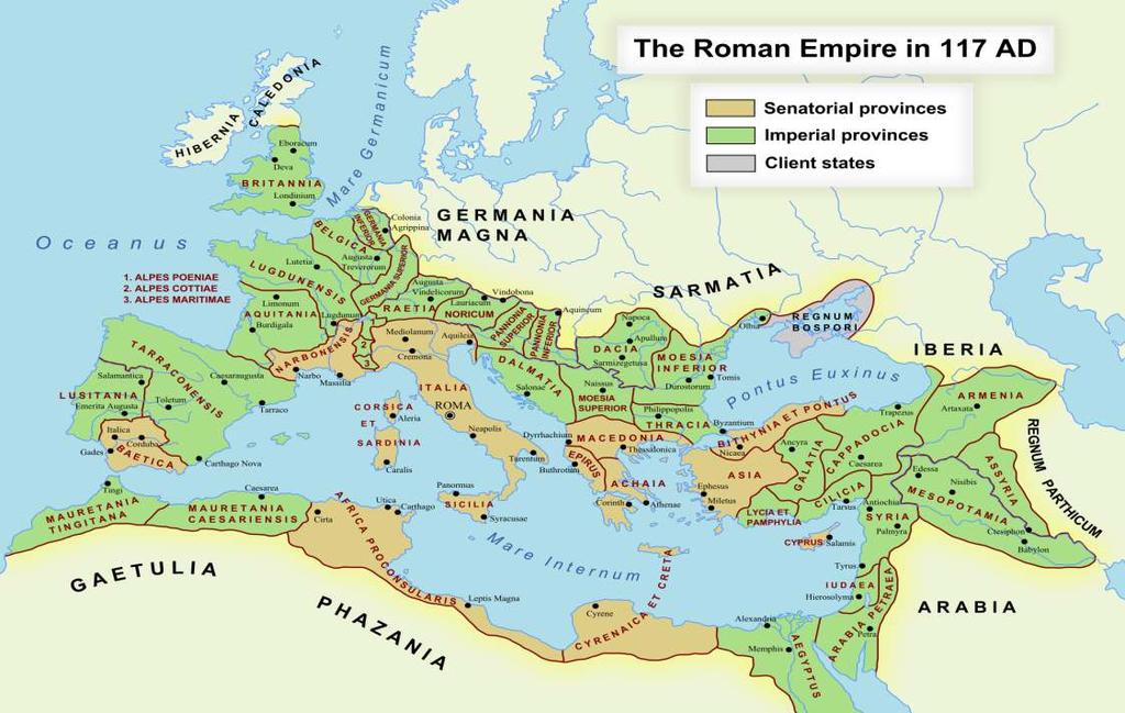 Império Romano em 117