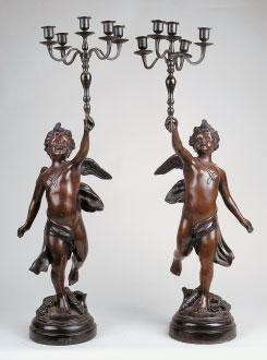 000 301 LUSTRE DE SACO, armação em bronze, pingentes em vidro,, electrificado Dim.