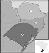 07. Observe no mapa a Região Sul do Brasil. a) Quais unidades federativas formam a Região Sul?. 2. Fonte: https://pt.wikipedia.org. 3.