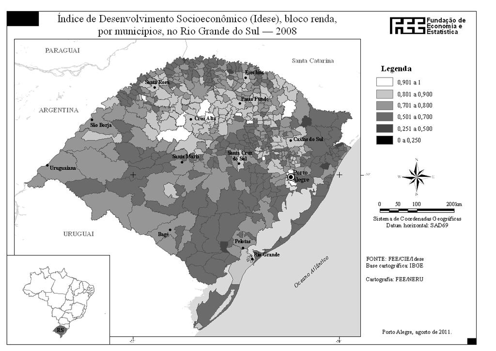 28 Pedro Tonon Zuanazzi; Marcos Vinicio Wink Junior 0,461, destaca-se, negativamente, Caraá, que, ao apresentar queda de 0,9%, recuou da penúltima colocação em 2007 para a última em 2008.