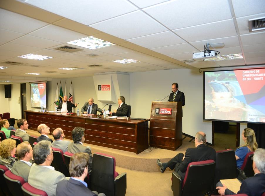 Lançamento do Caderno de Oportunidades 303 km de obras 5.729 funcionários diretos 29.120 toneladas de aço 1.