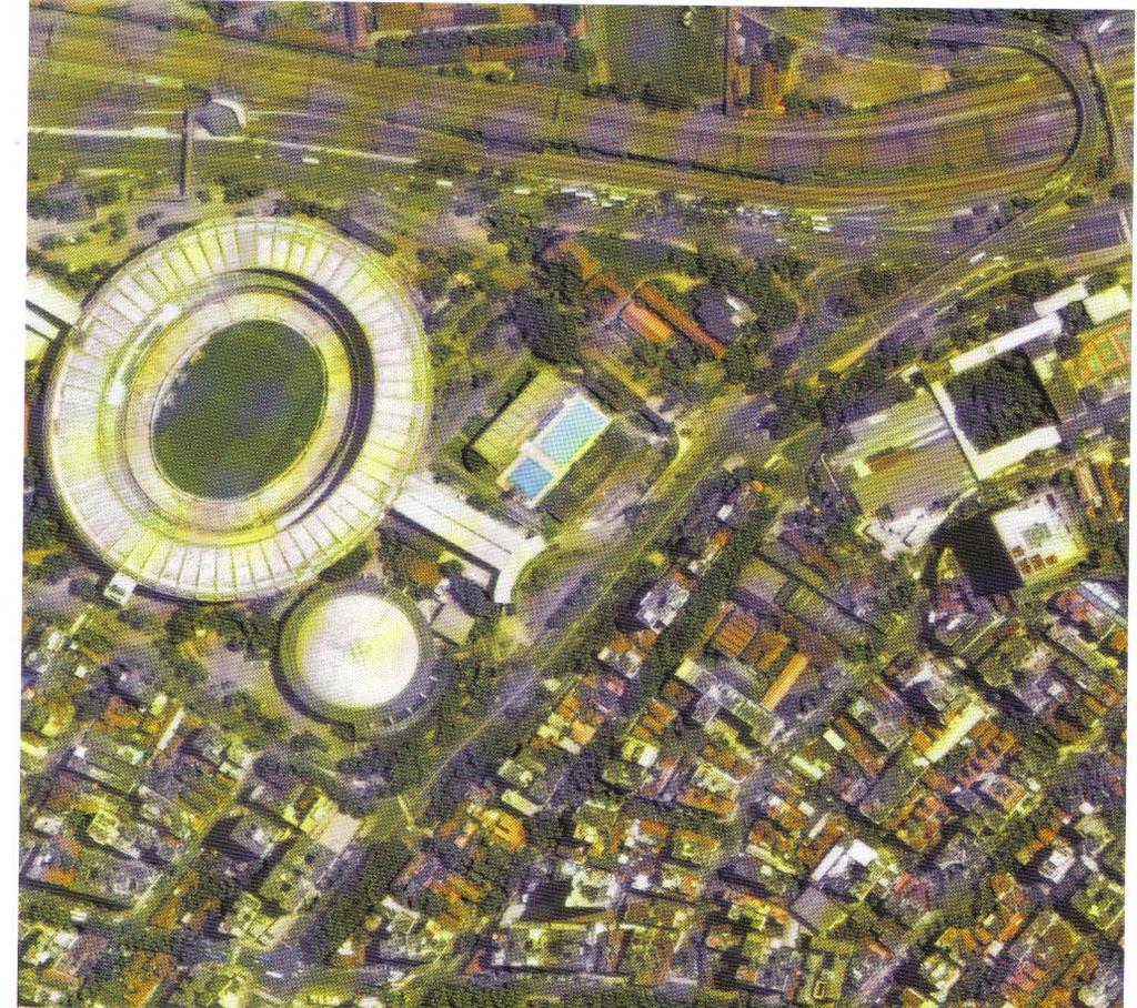 Rodovia Maracanã Maracanãzinho Imagem QuicKBird 14/05/2002 Rio de