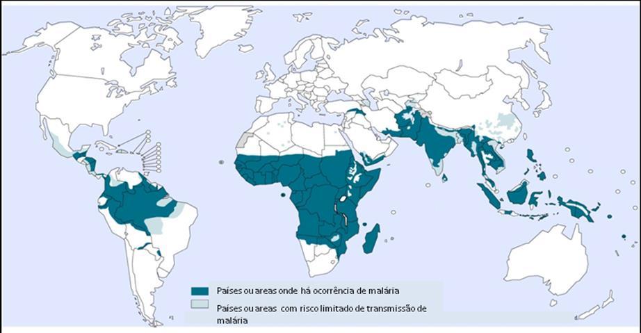 Malária no mundo Últimos 15 anos: Redução no número de