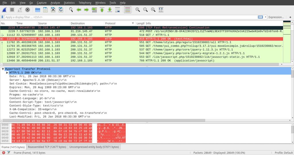 Camada de Aplicação Web e HTTP (Resposta) Origem da resposta Versão do