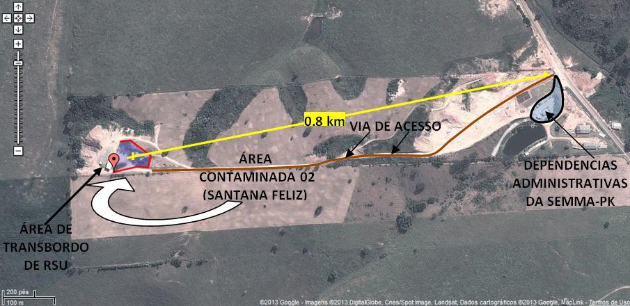 02: Localização da ÁREA CONTAMINADA