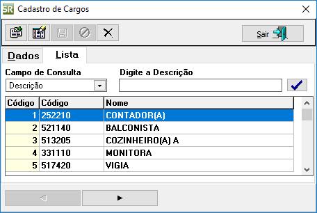 5.5.4 Configurar a lotação tributária no cadastro de funcionário 1º Passo: Clique no menu Cadastro, Funcionário. 2º Passo: Selecione o funcionário desejado e clique em alterar o registro.