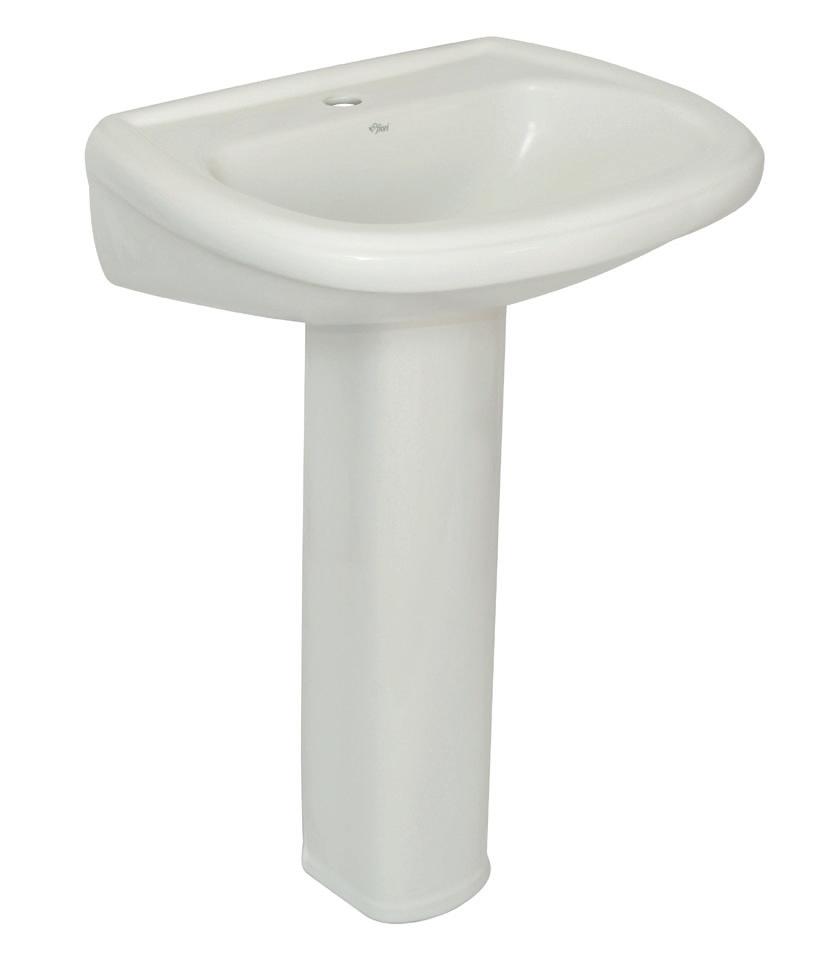 Fiori Linha Prímula Plus Cuba de Apoio Quadrada Prímula Plus 55CB04-420 420 162 Lavatório para Coluna Prímula Plus Lavatory for Pedestal Lavamanos para Pedestal 55LV22- Lavatório / Lavatory /