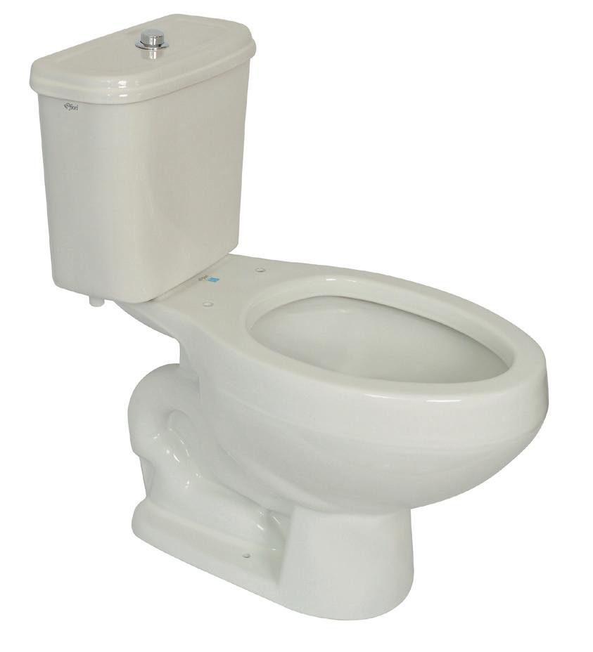 Fiori Linha Alpínia Acessibilidade Bacia c/ Caixa Acoplada Alpínia Acessibilidade Toilet Handicapped for Two-pieces Set Inodoro para Cisterna Acoplada Ergonómica 55BA33-D- Bacia / Toilet / Inodoro