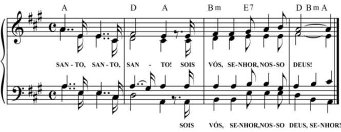8 SANTO Áudio (incluindo vozes: contralto, tenor e baixo): https://www.youtube.com/watch?v=8aob5ozpxdy (44º Curso: ago-13) Pág.