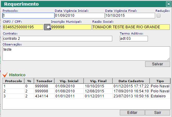 marcado a opção da redução o sistema automaticamente irá definir como um contrato de serviço isento e sem a cobrança de imposto entre as partes.