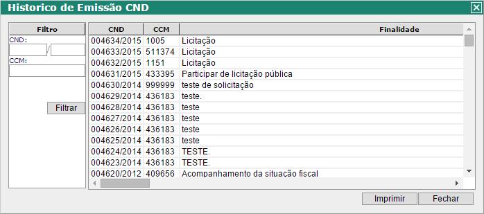 liberação das devidas certidões.