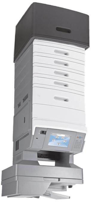 Configurações máximas suportadas 26 Multifuncionais Lexmark X651, X652, X654 e X656 com armário para