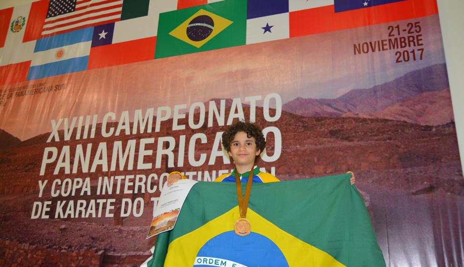 Freitas - 10 e 11 anos masculino Panamericano - 3 Lugar em Kata Copa