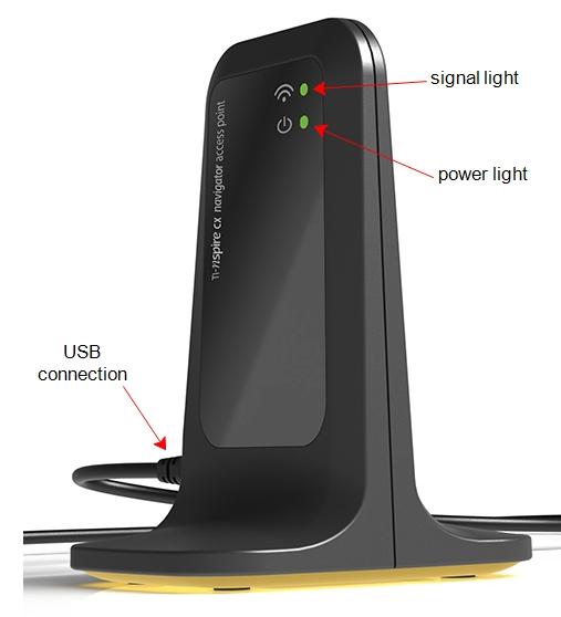 Não ligue o router a um concentrador USB ou a uma docking station. b) Ligue a outra extremidade do cabo à porta USB do computador.