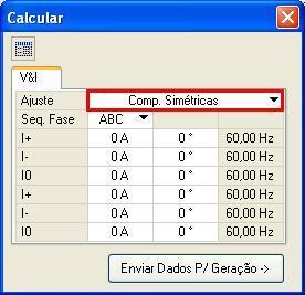 Figura 52 Escolha os valores das sequências, por exemplo, uma sequencia