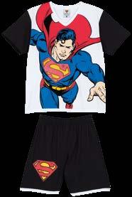 23115-004 pijama manga curta superman 4 6 8 10 12 1130 BRANCO