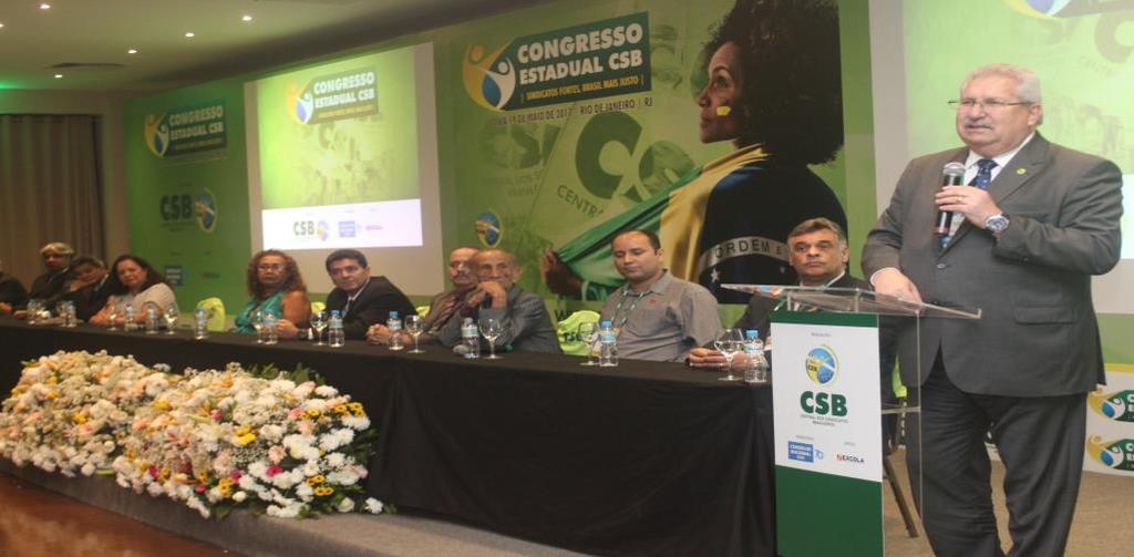 CONGRESSO ESTADUAL DO RIO DE JANEIRO INICIA PARA AMPLIAR A LUTA DA CSB CONTRA AS REFORMAS Dirigentes começaram ciclo de debates e discussões sobre o cenário político e econômico do Brasil Aconteceu