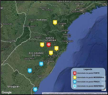 Também, foram registrados volumes entre 70 e 250 mm no Amazonas, ainda assim, esses totais ficam bem abaixo da média.