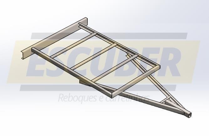 5 Chassis Nossos diferenciais 1. Longarinas principais sem cortes, emendas ou soldas; 2. Draw bar inteiriço sem cortes, emendas, dobras ou soldas; 3.