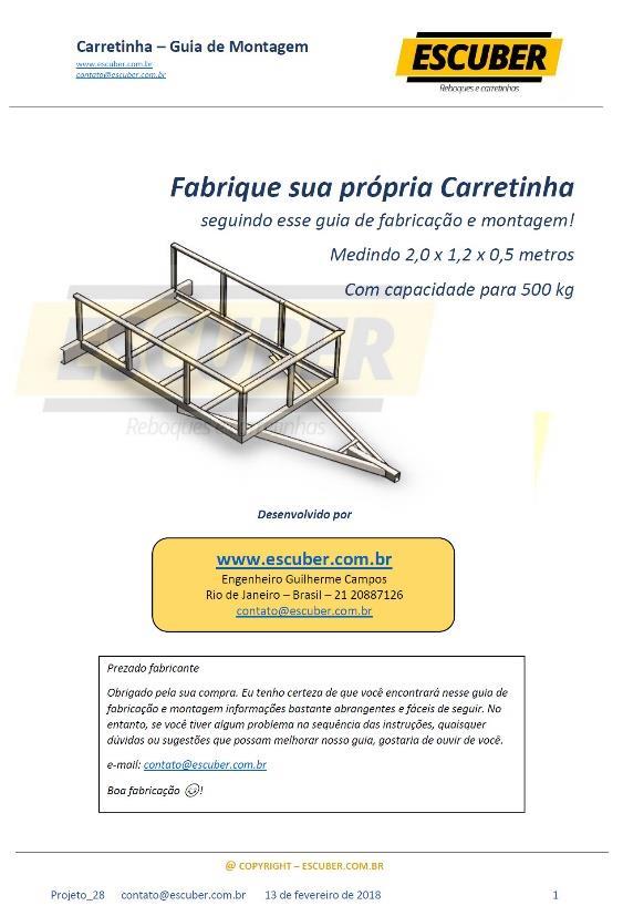 Carretinha Trailer www.escuber.