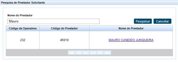 1 Solicitante Por padrão, os dados do solicitante são preenchidos com o médico que está logado no Autorizador WEB.