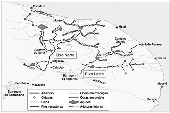 a) Bacia de São Lourenço, que liga os Grandes Lagos ao Oceano Atlântico na América do Sul.
