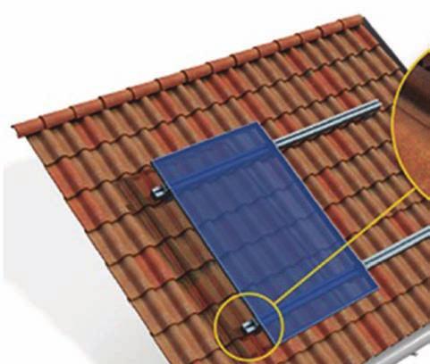 Regularmente, o esforço aplicado pela força do peso do sistema fotovoltaico sobre a estrutura do telhado não é significativo,