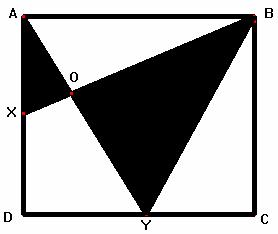 Mostre que existem valores de x para os quais existe somente um uma posição para M. Qual é a esta posição e, para estes valores de x, qual é a área do retângulo LMNO?