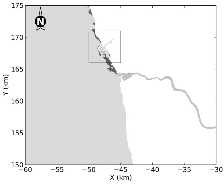 Figura II. 5 Zonas de afloramentos rochosos, indicadas a cinzento escuro Quadro II.