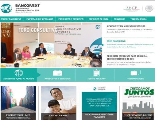 2.3. Banco Nacional de Comércio Exterior (BANCOMEXT) http://www.bancomext.