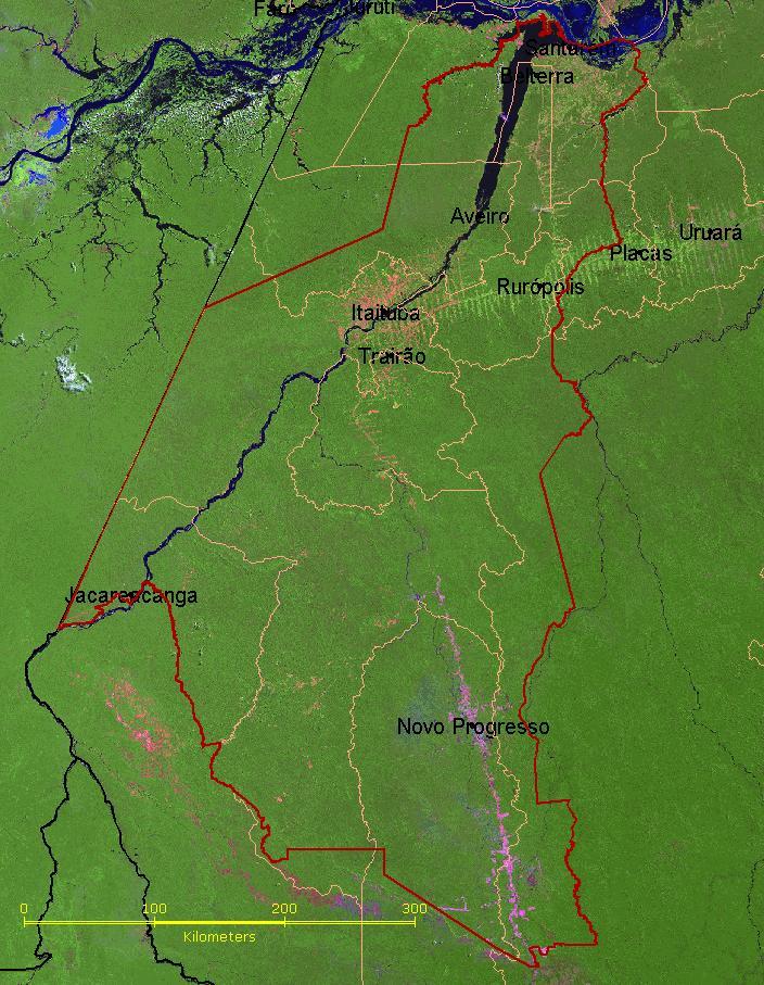 Fronteira São Félix, Ourilândia e Tucumã Dados IBGE,