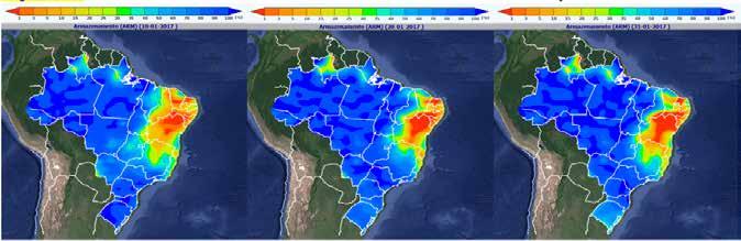 Monitoramento agrometeorológico - Janeiro/2016 Os principais parâmetros agrometeorológicos utiliza- dos no monitoramento agrícola encontram-se abaixo.