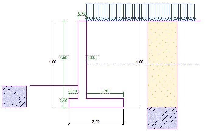 Manual de engenharia No. 2 Atualização: 12/2017 Dimensionamento de um muro de flexão Programa: Muro de Flexão Arquivo: Demo_manual_02.