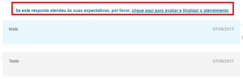 Após o seller enviar a primeira mensagem, será