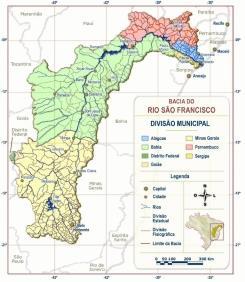 Bacia hidrográfica do rio São Francisco: 641.