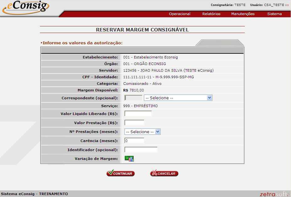 PARA PROSSEGUIR COM A OPERAÇÃO DE RESERVA CLIQUE SOBRE O BOTÃO>CONCLUIR: IMPORTANTE: A AUTORIZAÇÃO DE DESCONTO IMPRESSA DEVERÁ SER ASSINADA PELO CLIENTE A QUAL FARÁ PARTE INTEGRANTE DO KIT E