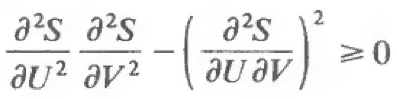 A equação anterior leva às seguintes condições de estabilidade local: e adicionalmente, Em um espaço de r+2 dimensões (S, X 0, X 1,.