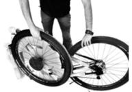 As bicicletas XTB são entregues pré-ajustadas e 85% pré-montadas.