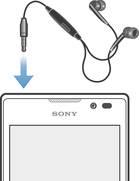 Usando um fone de ouvido Use os acessórios fornecidos com o dispositivo, ou outros acessórios compatíveis, para otimizar o desempenho.