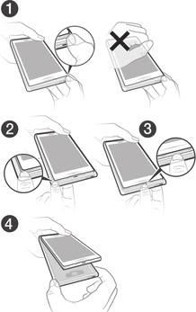 10 Luz da câmera 11 Lente da câmera principal 12 Saída do fone de ouvido 13 Porta para cabo USB/carregador 14 Fone 15 Orifício para cordão Montagem Para remover a tampa traseira 1 Usando o polegar,