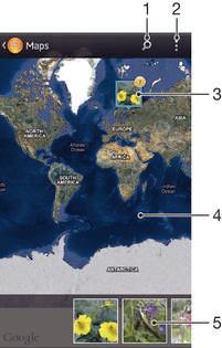 Exibindo suas fotografias em um mapa Se você tiver habilitado a detecção de localização ao fotografar, posteriormente poderá usar as informações coletadas.
