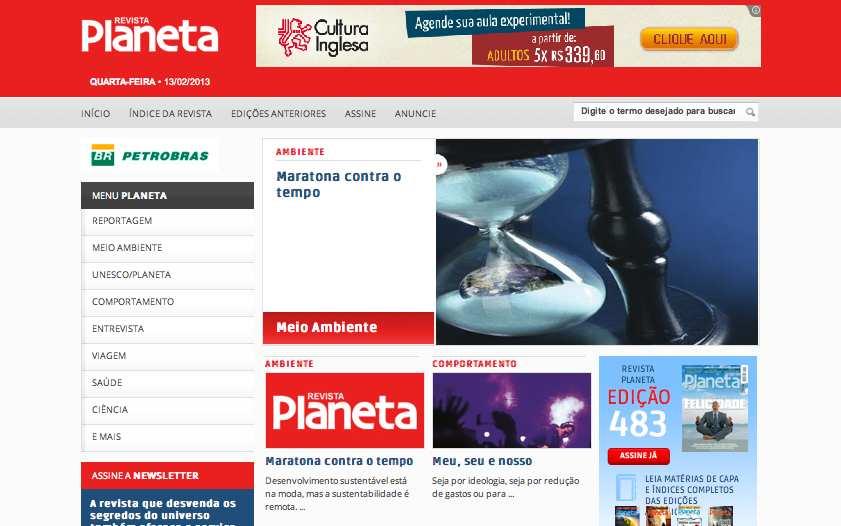 PLATAFORMAS: SITE TABLET (IPAD E ANDROID) WEBTV INTELIGÊNCIA ESTRATÉGICA Ao anunciar na