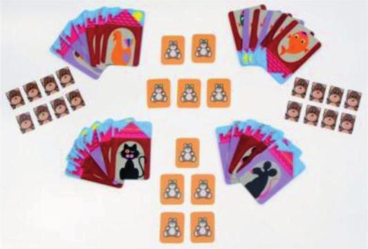 Procurando Dodô - 6 cartas com casas e animais - 3 cartas Dodô para o jogo - 6 cartas Dodô de