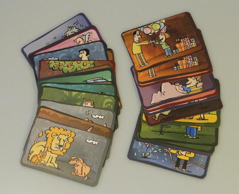 809 Punchline - 42 cartas (4 conjuntos com 3 cartas cada) 8 5 e 6 03.