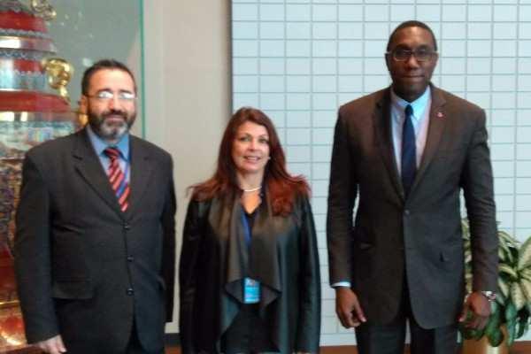 Encontro com o embaixador Henry Mac Donald, representante do Suriname frente às Nações Unidas Visita ao Programa das Nações Unidas para o Desenvolvimento em Nova Iorque Adicionalmente às reuniões