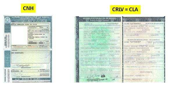 A Autorização para Conduzir Ciclomotor - ACC, Permissão Para Dirigir PPD ou Carteira Nacional de Habilitação - CNH, no original; O Certificado de Registro e Licenciamento Anual - CRLV, no original; É
